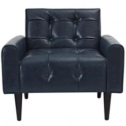 Modway Delve Upholstered Vinyl Accent Chair Living Room