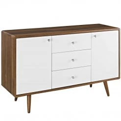 Modway Living Room Walnut Transmit Sideboard
