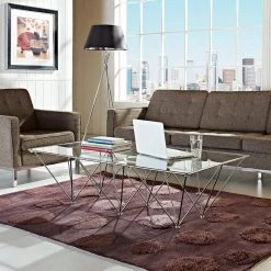 Modway Prism Rectangle Coffee Table Living Room