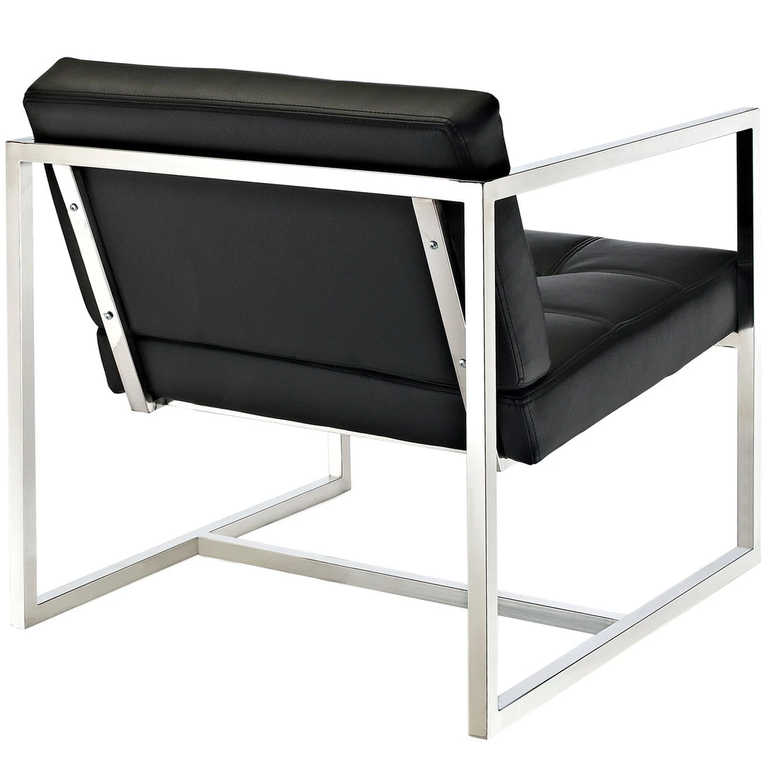 Modway Hover Upholstered Vinyl Lounge Chair