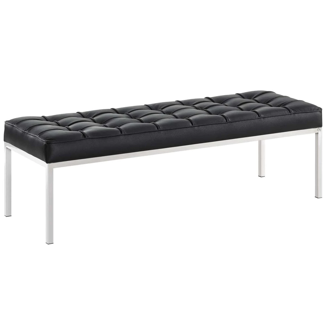 Modway Bedroom Loft Leather Bench