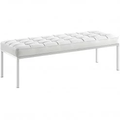 Modway Bedroom Loft Leather Bench