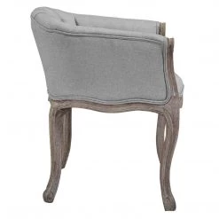 Modway Crown Vintage French Upholstered Fabric Accent Chair