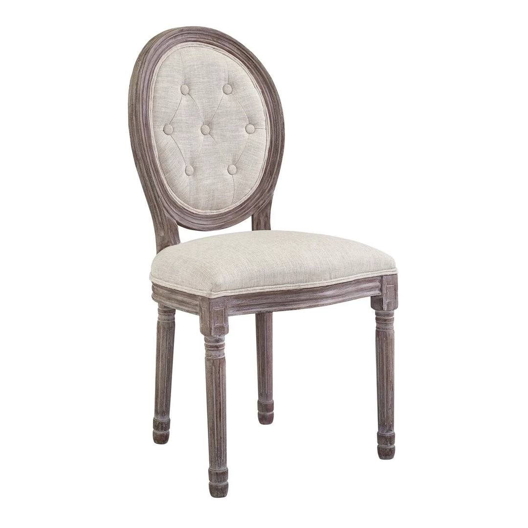 Modway French Upholstered Dining Side Chair Dining Room
