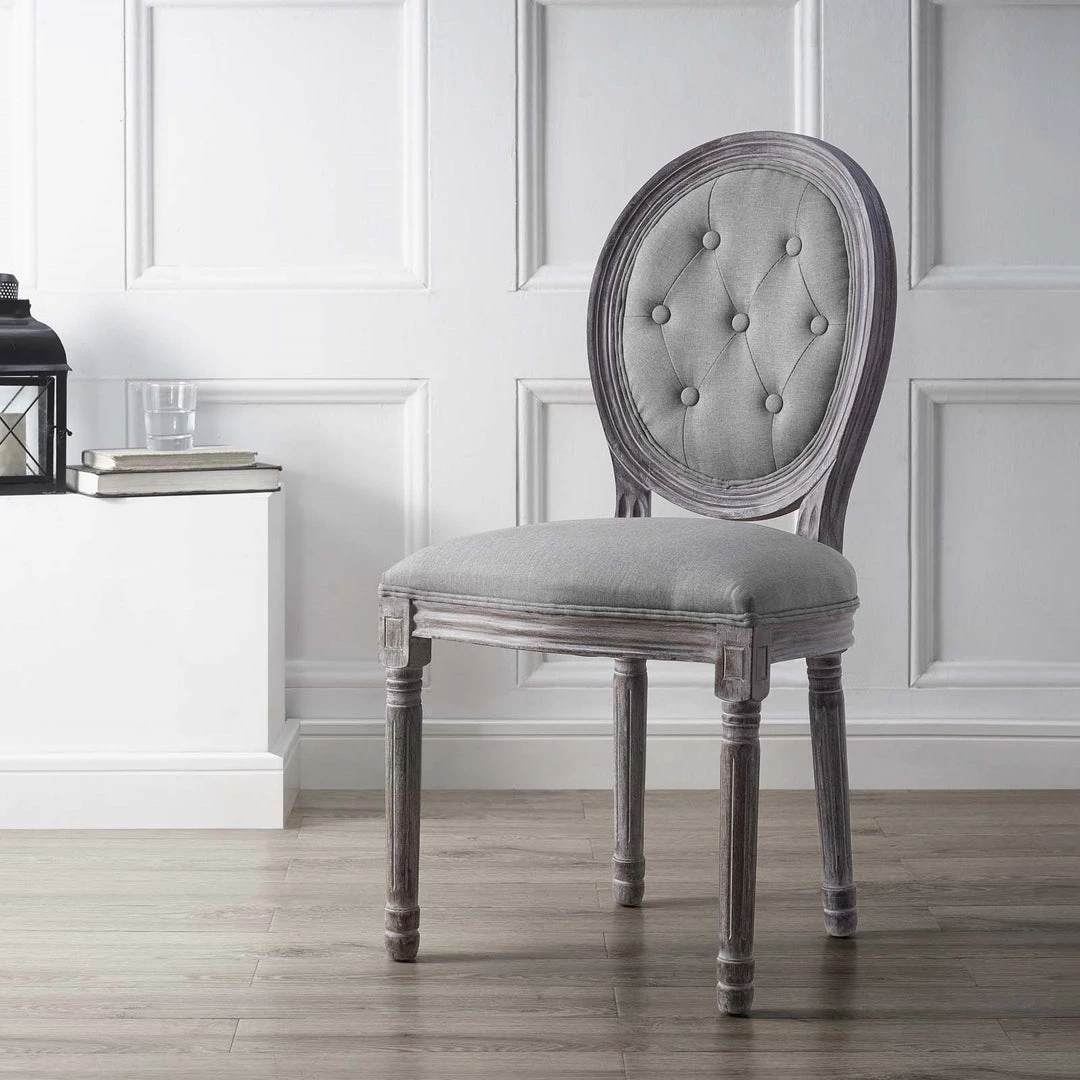 Modway French Upholstered Dining Side Chair Dining Room