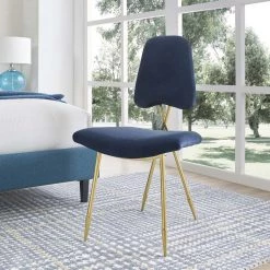 Modway Ponder Performance Velvet Dining Side Chair Living Room