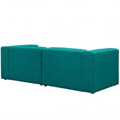 Modway Mingle 2 Piece Upholstered Fabric Sectional Living Room