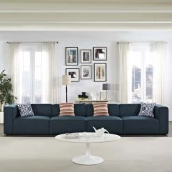 Modway Mingle 4 Piece Fabric Sectional