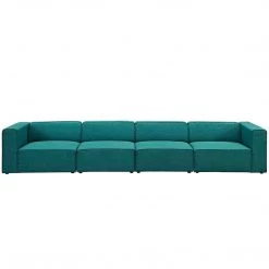 Modway Mingle 4 Piece Fabric Sectional