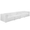 Modway Mingle 4 Piece Fabric Sectional