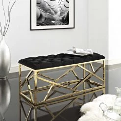 Modway Bedroom Ludo Tufted Velvet Bench