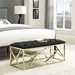 Modway Bedroom Ludo Tufted Velvet Bench