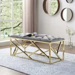 Modway Bedroom Ludo Tufted Velvet Bench