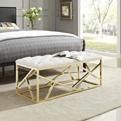 Modway Bedroom Ludo Tufted Velvet Bench