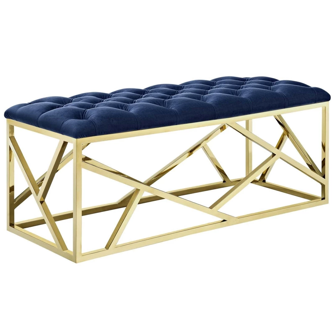 Modway Bedroom Ludo Tufted Velvet Bench