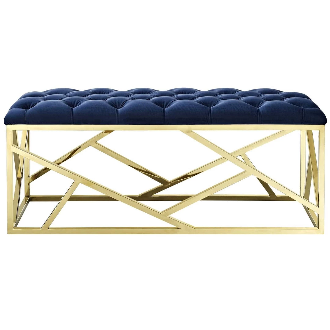Modway Bedroom Ludo Tufted Velvet Bench