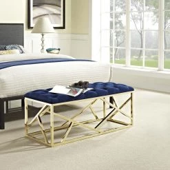 Modway Bedroom Ludo Tufted Velvet Bench