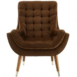 Modway Suggest Button Tufted Performance Velvet Lounge Chair