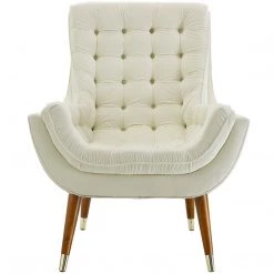 Modway Suggest Button Tufted Performance Velvet Lounge Chair