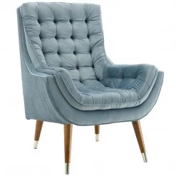 Modway Suggest Button Tufted Performance Velvet Lounge Chair
