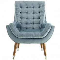 Modway Suggest Button Tufted Performance Velvet Lounge Chair