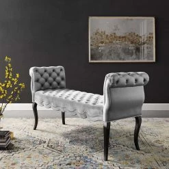 Modway Adelia Chesterfield Tufted Velvet Bench