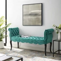 Modway Adelia Chesterfield Tufted Velvet Bench