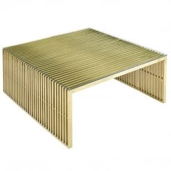 Modway Living Room Gold Gridiron Coffee Table