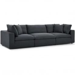 Modway Cloud Down Filled 3 Piece Modular Sofa