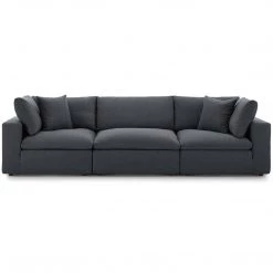 Modway Cloud Down Filled 3 Piece Modular Sofa