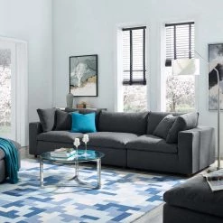 Modway Cloud Down Filled 3 Piece Modular Sofa