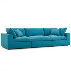 Modway Cloud Down Filled 3 Piece Modular Sofa