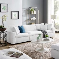 Modway Cloud Down Filled 3 Piece Modular Sofa