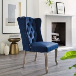 Modway Apprise French Vintage Velvet Dining Chair Dining Room