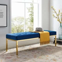 Modway Loft Velvet Bench