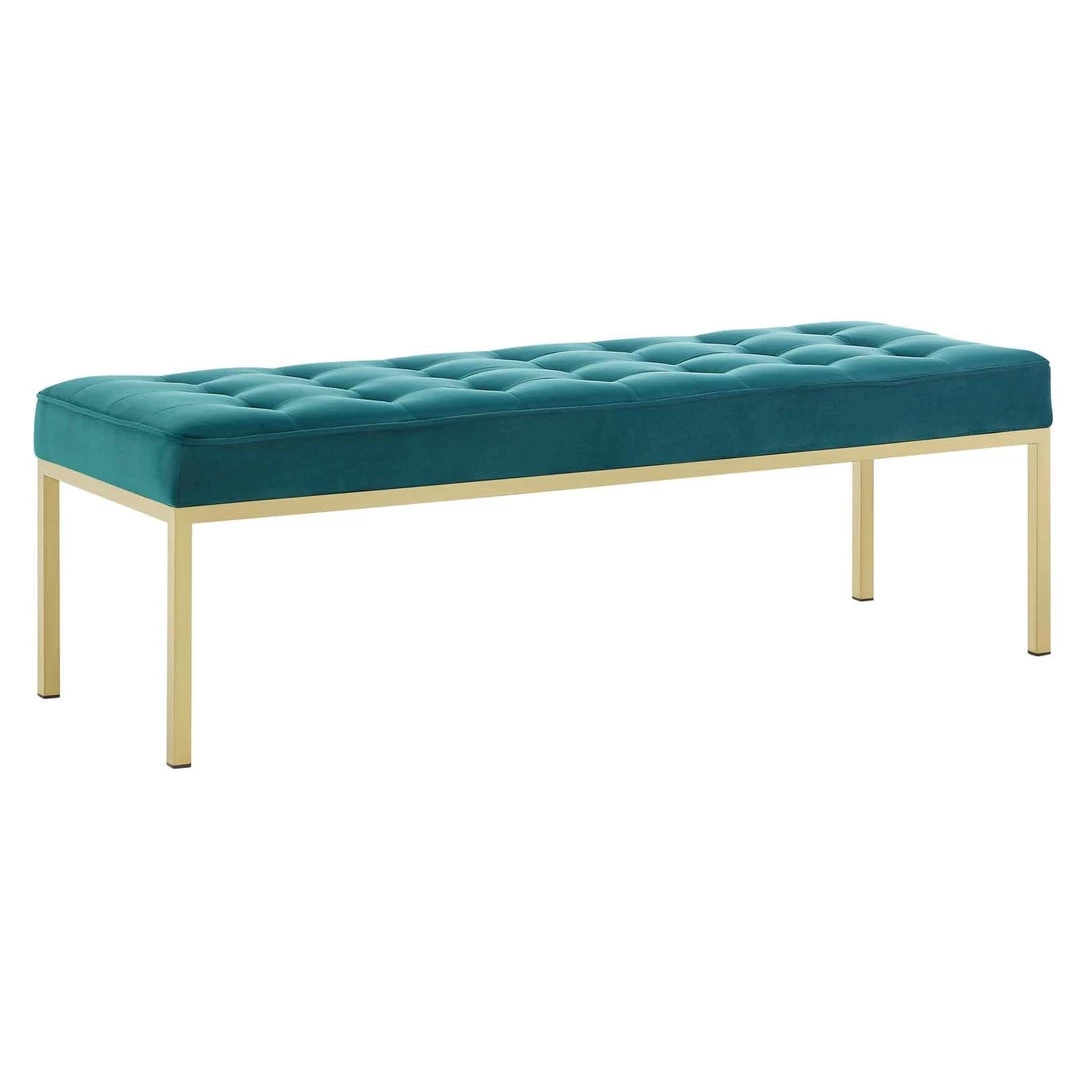 Modway Loft Velvet Bench