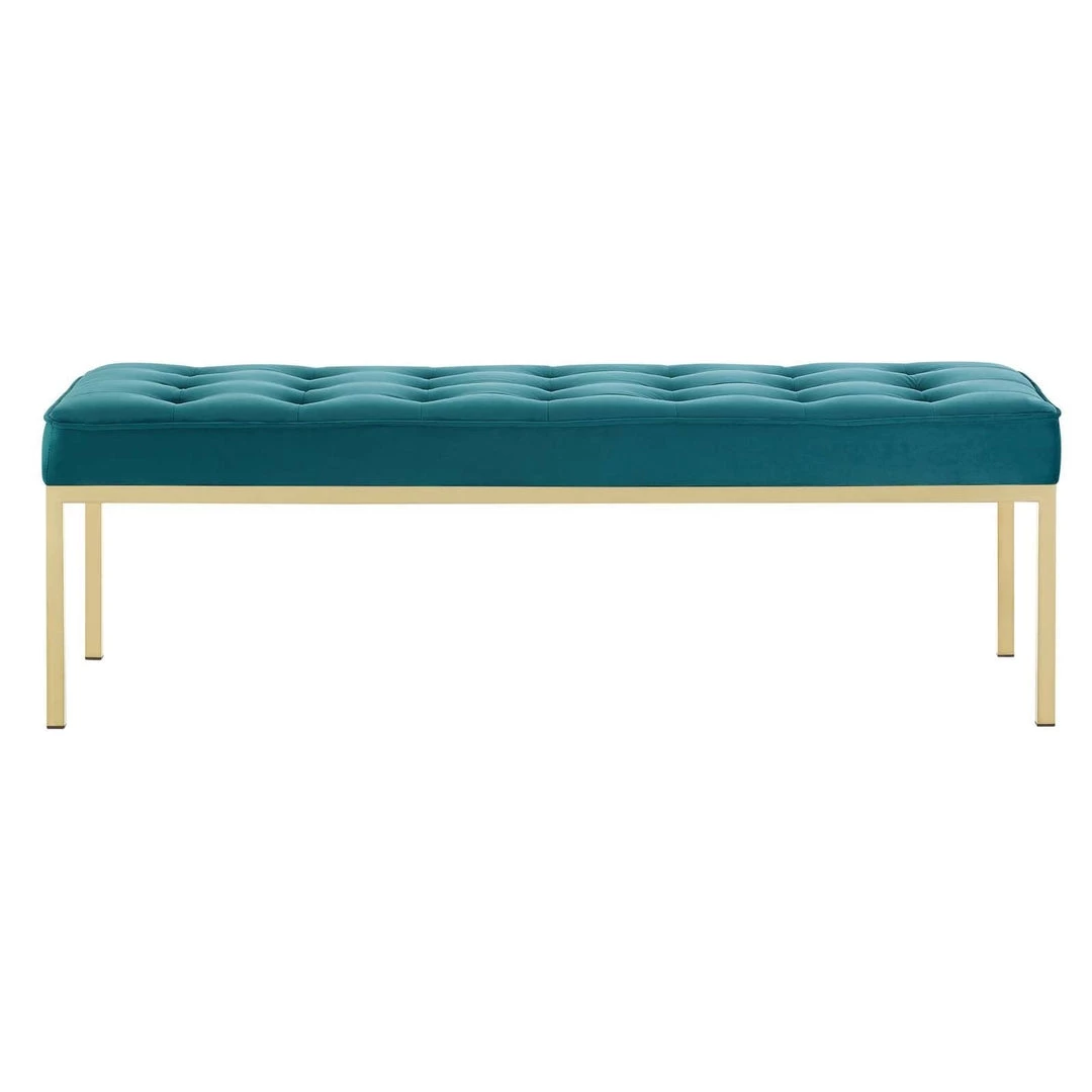 Modway Loft Velvet Bench