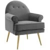 Modway Living Room Revive Tufted Button Accent Performance Velvet Armchair