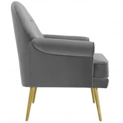 Modway Living Room Revive Tufted Button Accent Performance Velvet Armchair