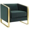 Modway Visualize Accent Club Lounge Performance Velvet Armchair Living Room