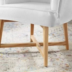 Modway Anders Upholstered Fabric Accent Chair Living Room