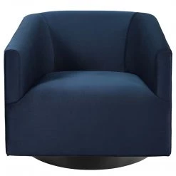 Modway Twist Accent Lounge Performance Velvet Swivel Chair Living Room