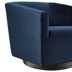 Modway Twist Accent Lounge Performance Velvet Swivel Chair Living Room