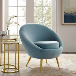 Modway Circuit Performance Velvet Accent Chair Living Room