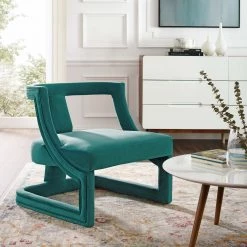 Modway Requisite Accent Lounge Performance Velvet Armchair Living Room