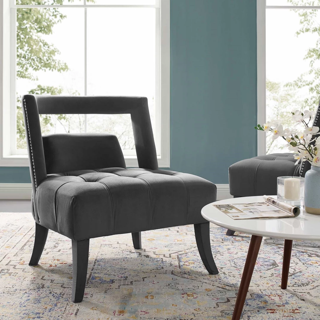 Modway Living Room Honor Accent Lounge Performance Velvet Armchair