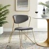 Modway Stainless Steel Dining Velvet Chair