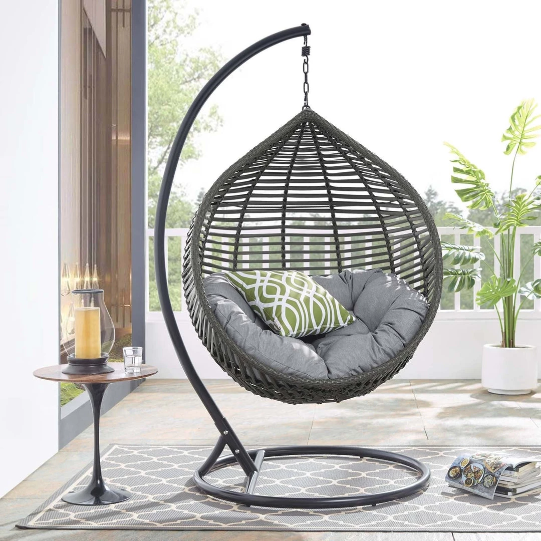 Modway Garner Teardrop Outdoor Patio Swing Chair