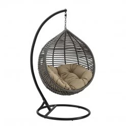 Modway Garner Teardrop Outdoor Patio Swing Chair