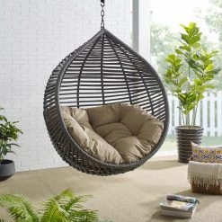 Modway Garner Teardrop Outdoor Patio Swing Chair